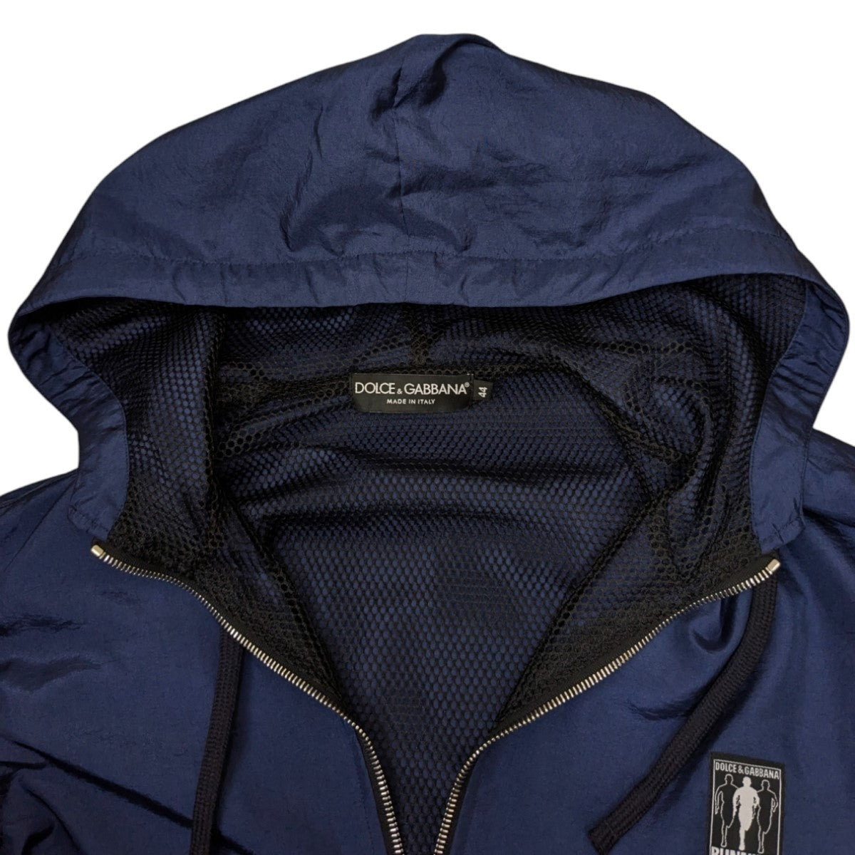 ドルチェアンドガッパーナ 17ss JAZZ ワッペン ナイロン ジャケット 黒