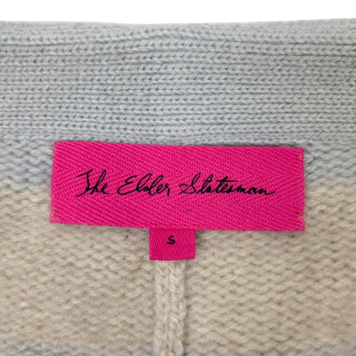 Ron Herman別注 PLAIT BLOCK STRIPE CARDIGANニットカーディガン3920800013