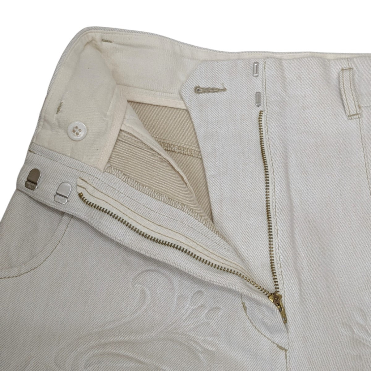 mame kurogouchi(マメクロゴウチ) Floral Embossed Wide Leg