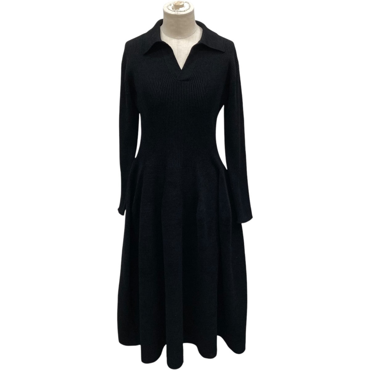 CFCL(シーエフシーエル) POTTERY DRESS4ニットフレアワンピース