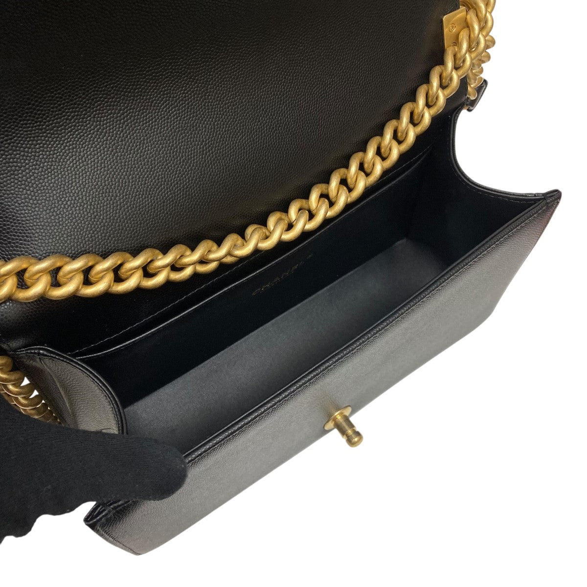 CHANEL ボーイシャネル25チェーンショルダーバッグ 古着・中古-7枚目のアイテム画像