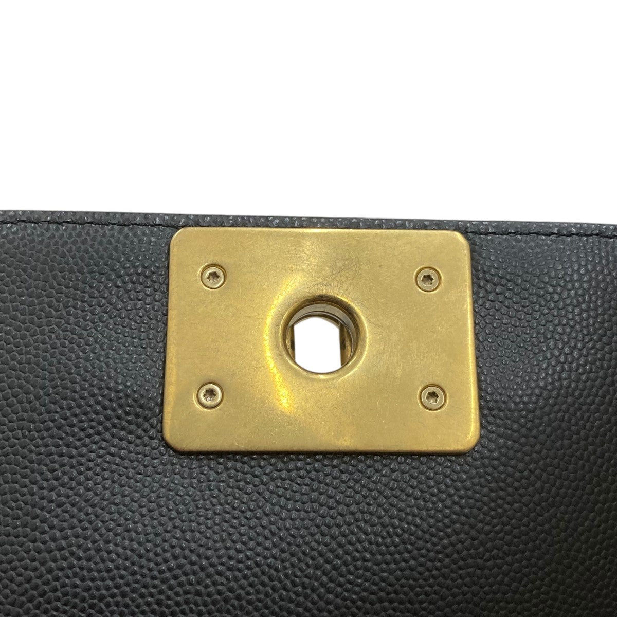 CHANEL ボーイシャネル25チェーンショルダーバッグ 製造番号なし(RFID