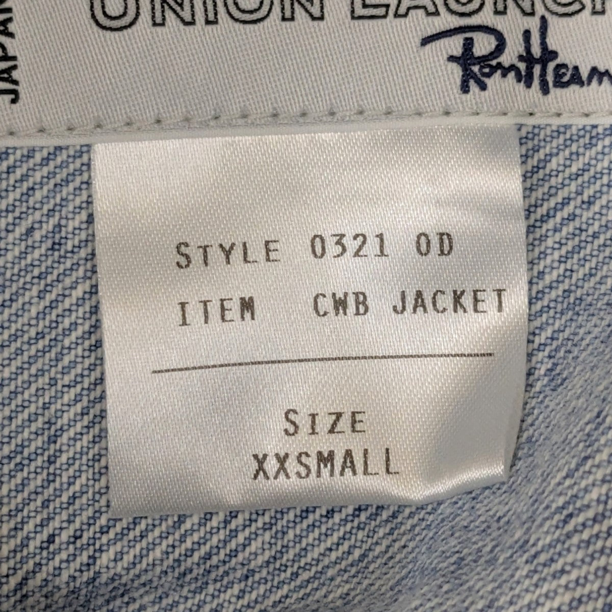 UNION LAUNCH×Ron Herman デニムジャケット0321 0D 0321 0D インディゴ