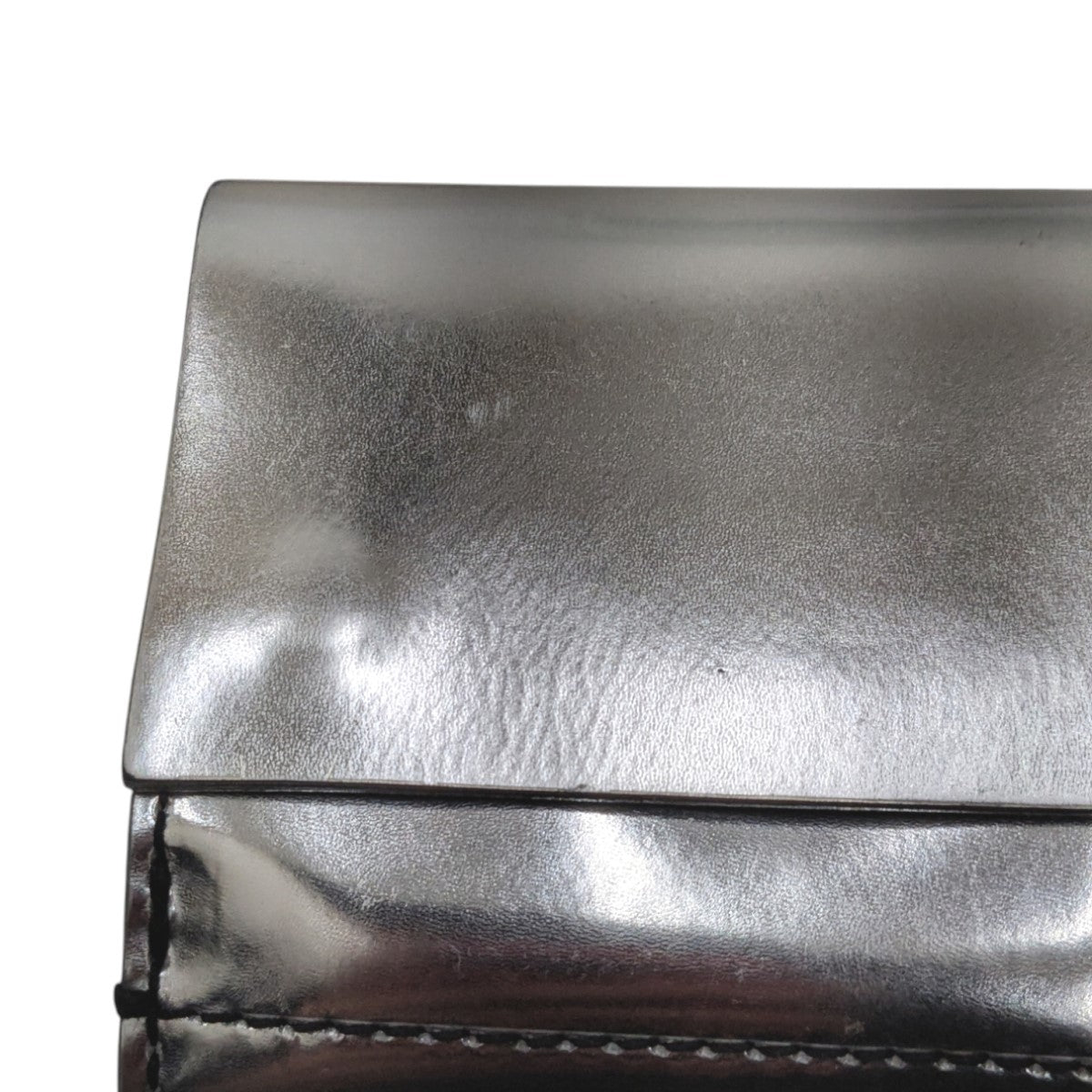 エバゴス ★パテント☆財布 ebagos エバゴス メタリックソフト長財布 SILVER | マドリガル