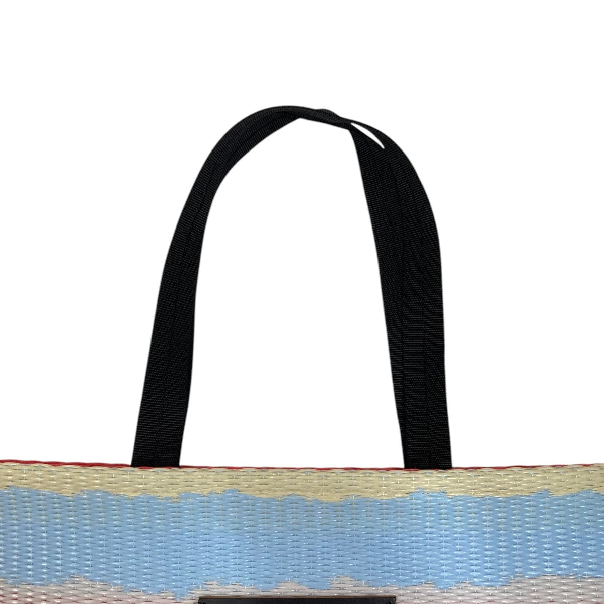 MARNI(マルニ) タタミトートバッグ レッド×ブルー×アイボリー