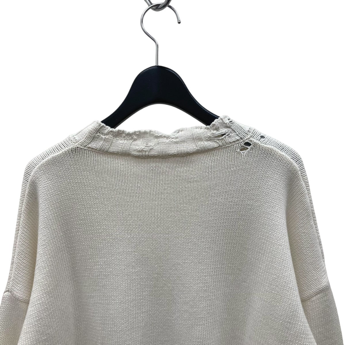 MARNI(マルニ) コットンダメージクルーネックニットGCMG0210A0