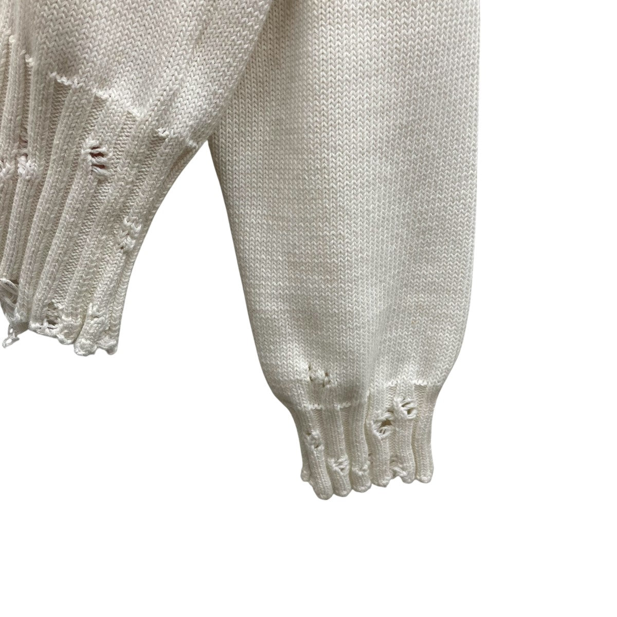 MARNI(マルニ) コットンダメージクルーネックニットGCMG0210A0