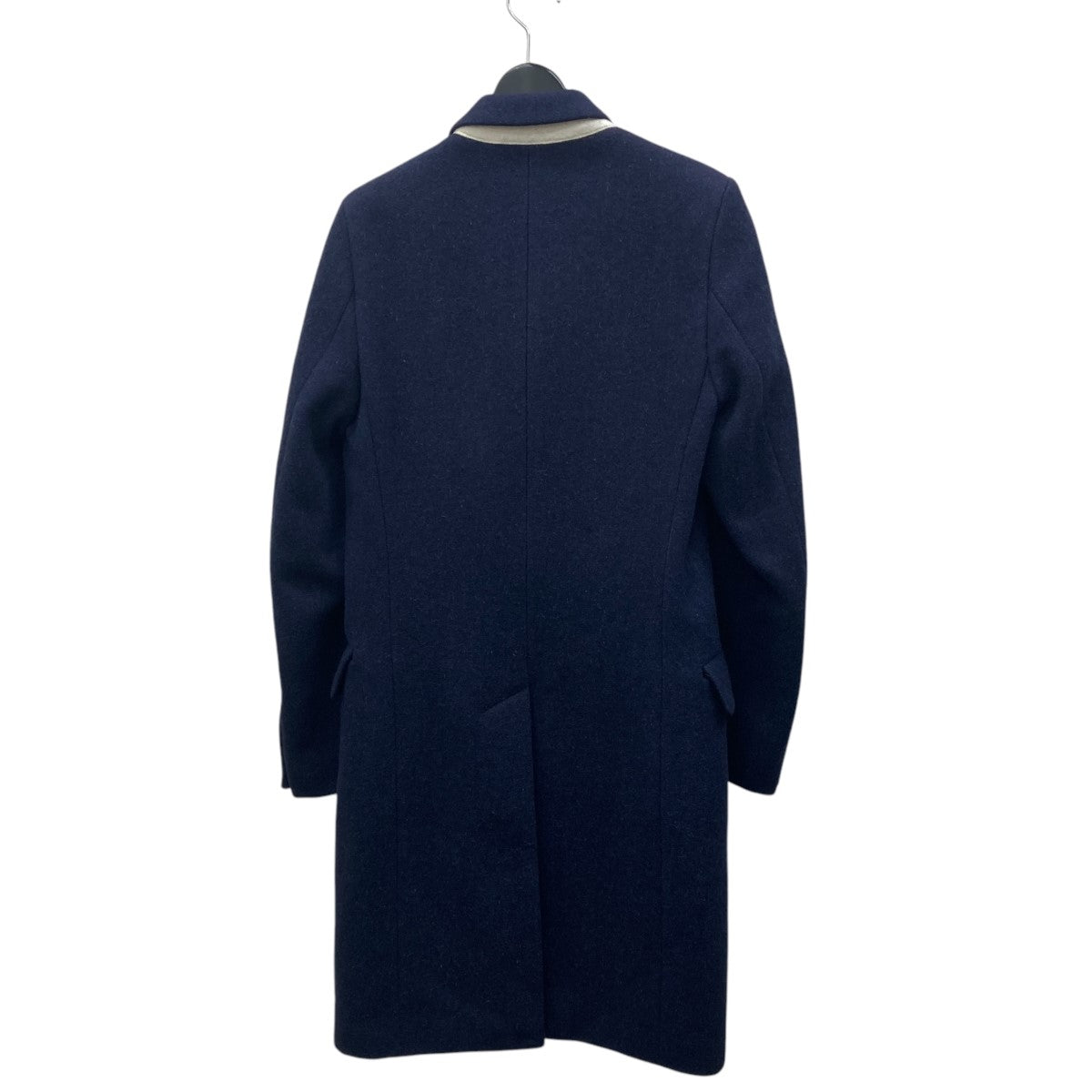 DRIES VAN NOTEN ネイビー ダブルブレストコート 送料込】Dries Van Noten スリム ダブル ブレスト コート (Dries