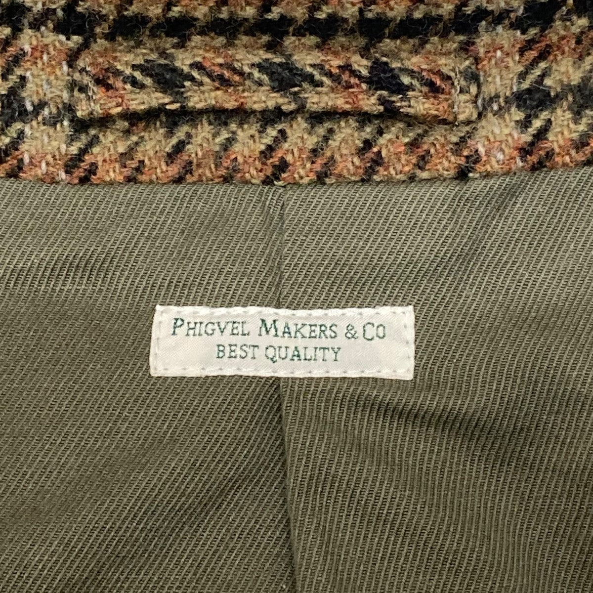 PHIGVEL MAKERS(フィグベルメイクス) BELTED BAL COLLAR COAT
