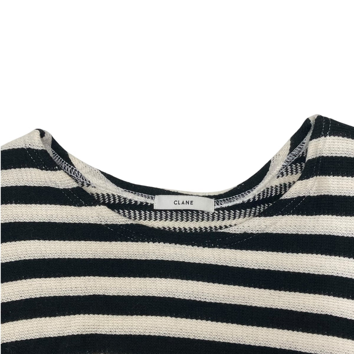 CLANE LOOSE VINTAGE LONG SLEEVE TOPS BORDERボーダーニット14105-1042 古着・中古-5枚目のアイテム画像