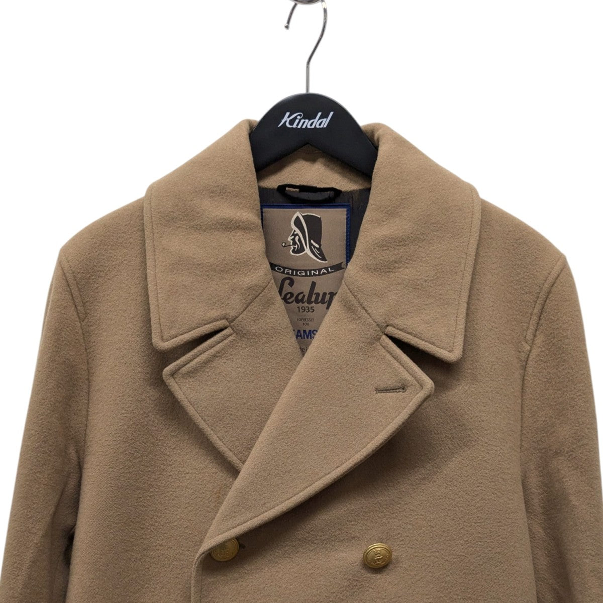 BEAMS F(ビームスエフ) SEALUPダブルコート ベージュ サイズ 50