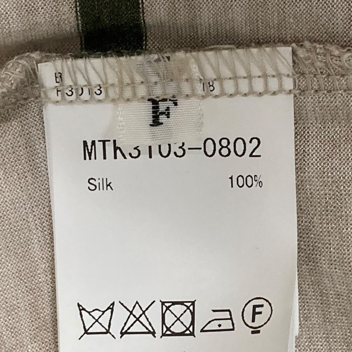 MAATEE＆SONS(マーティーアンドサンズ) Ex Washable Silk Border