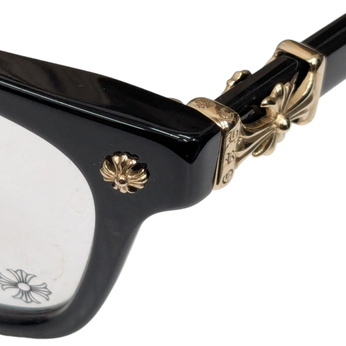 CHROME HEARTS(クロムハーツ) COX UCKER眼鏡BK-18KGP BK-18KGP