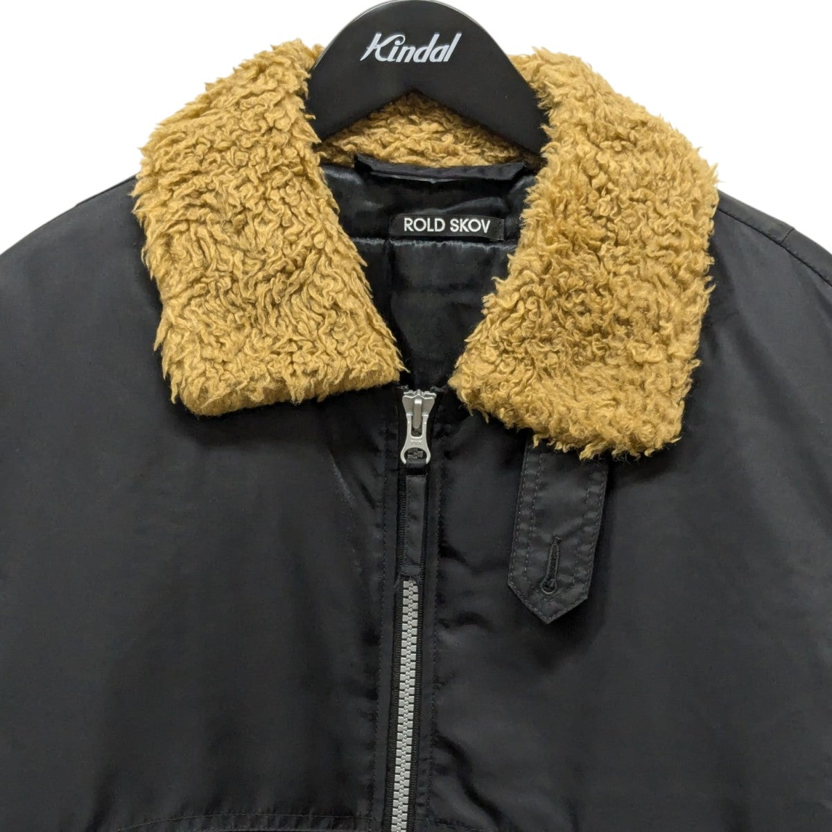 rold skov 22aw ジャケット ROLD SKOV(ロードスコフ) 22AW中綿ジャケット ブラック×ブラウン