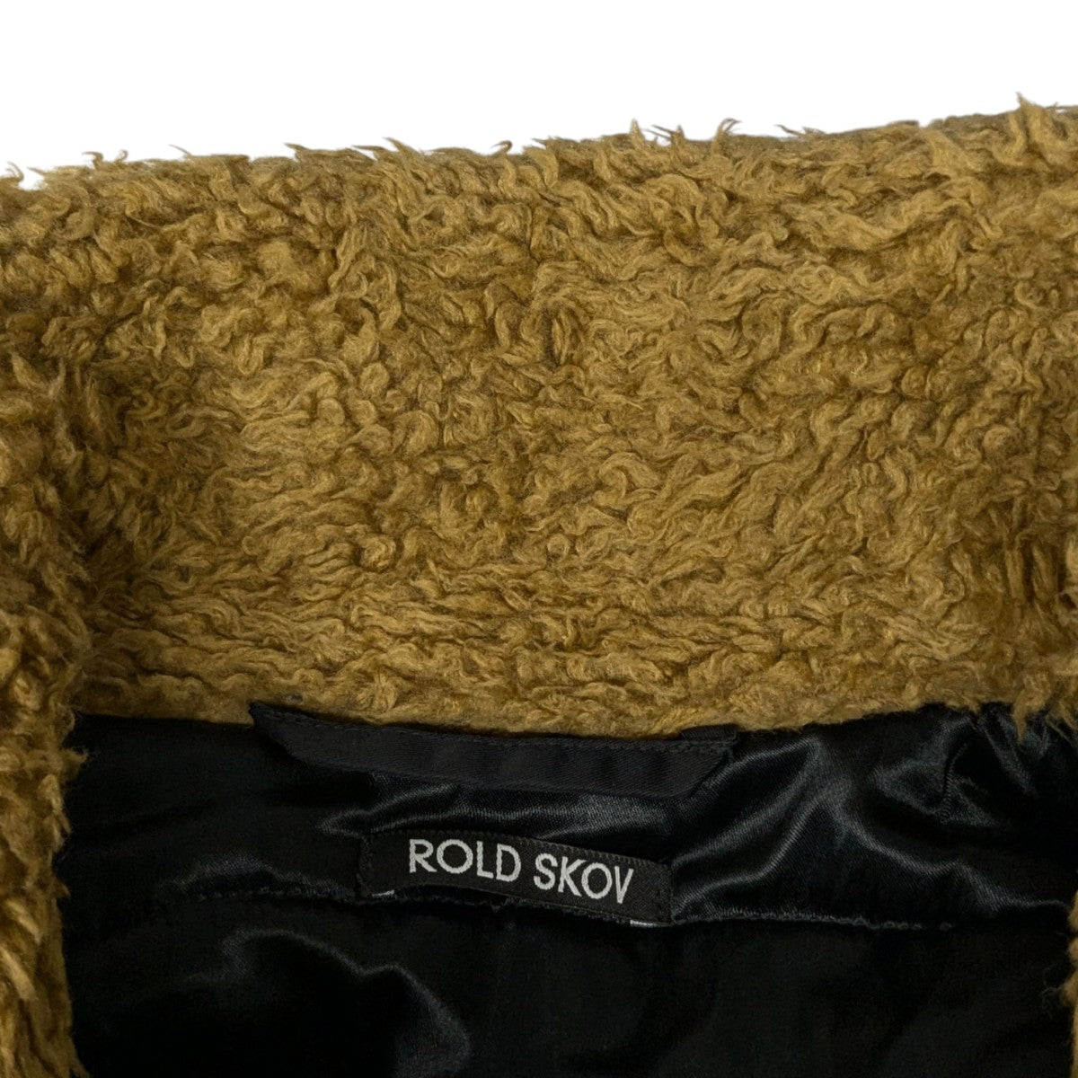 ROLD SKOV(ロードスコフ) 22AW中綿ジャケット ブラック×ブラウン