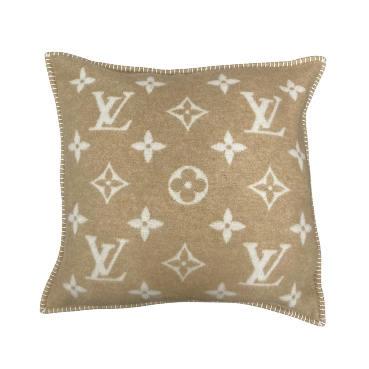 ルイ・ヴィトン ロゴ入り カシミヤ混ウール LOUIS VUITTON(ルイヴィトン) 23AWウールカシミヤ混モノグラム柄