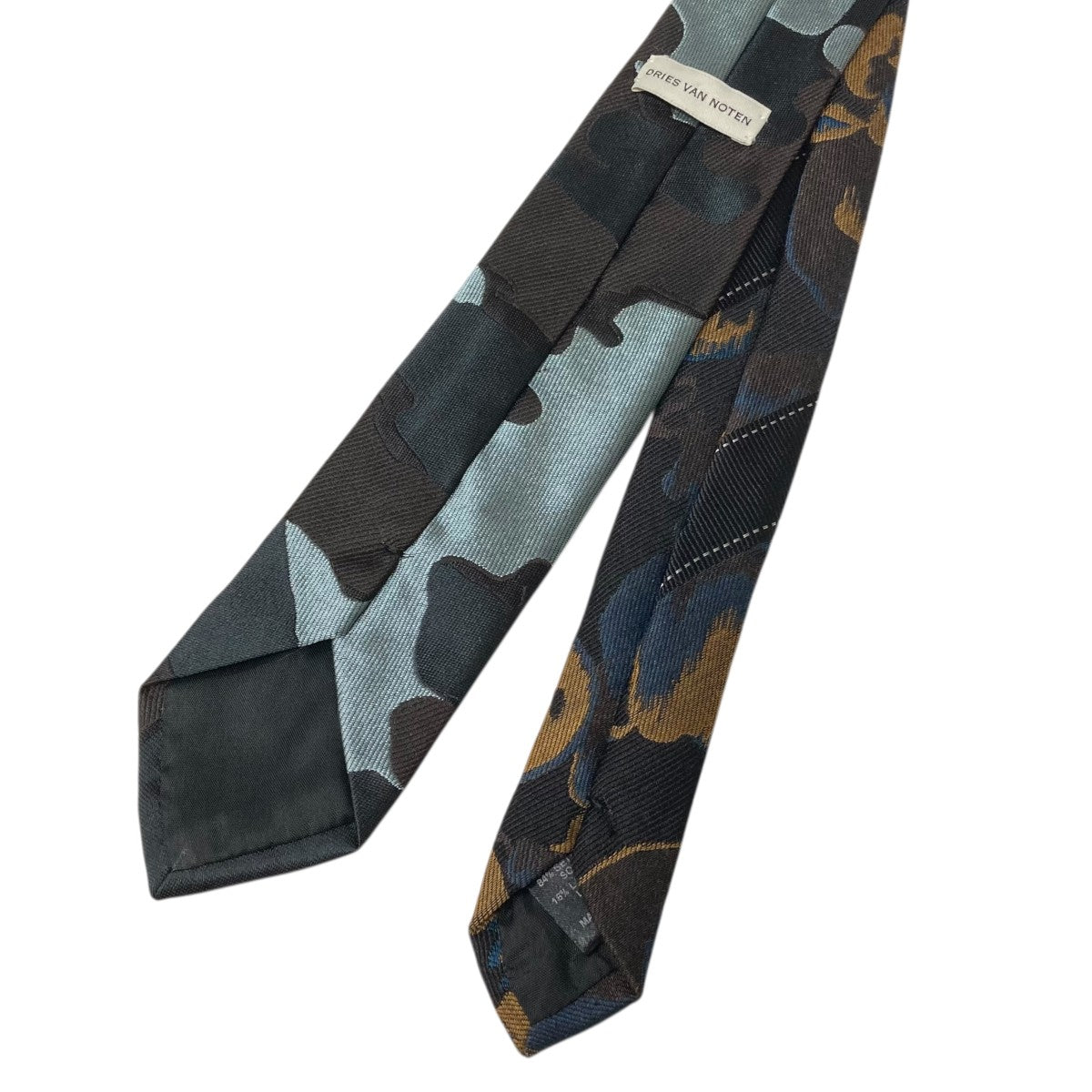 DRIES VAN NOTEN(ドリスヴァンノッテン) カモフラージュネクタイ