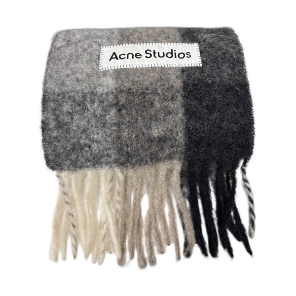 ACNE STUDIOS(アクネストゥディオズ) モヘアチェックスカーフマフラー