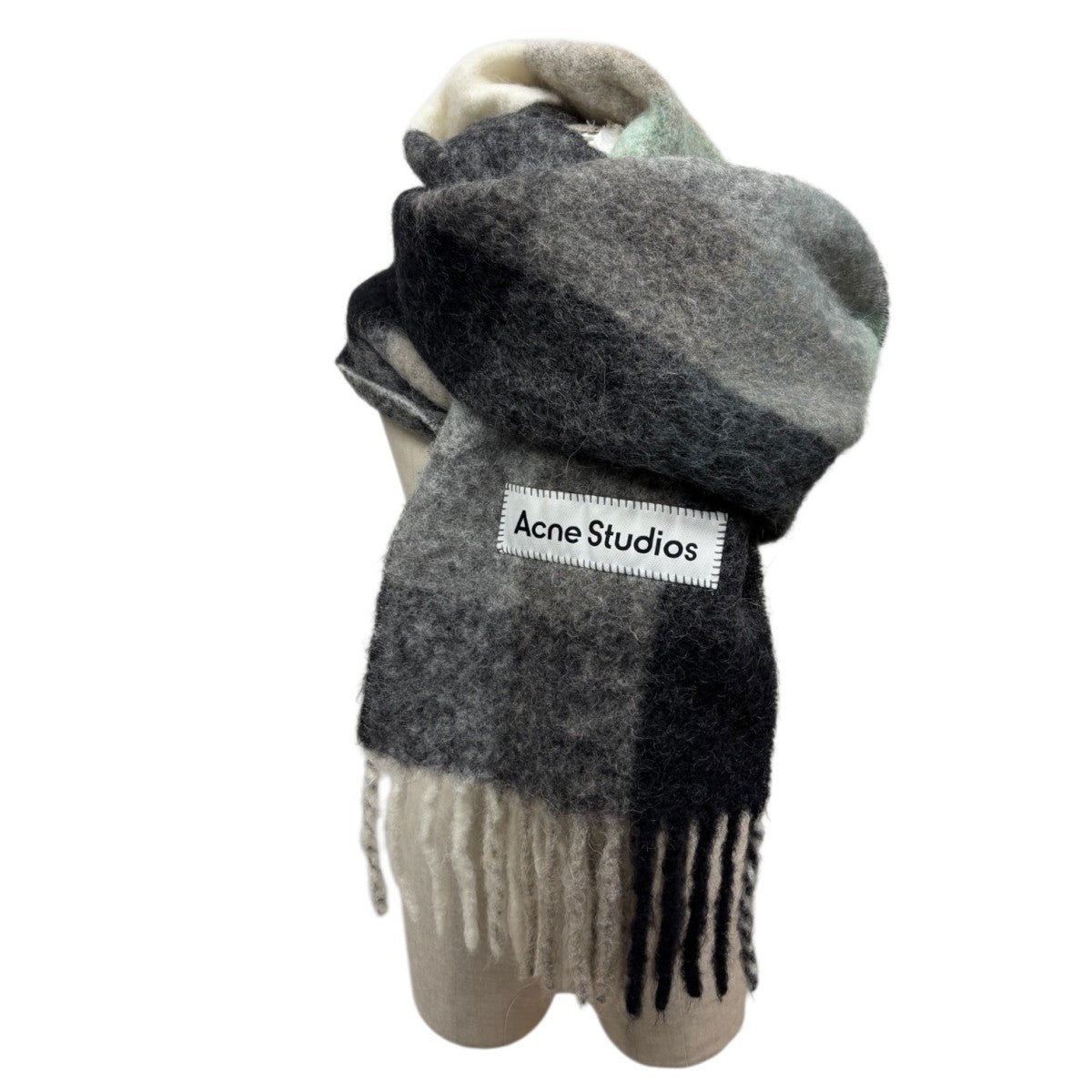 【最終値下げ】Acne Studios モヘアチェックスカーフ マフラー ACNE STUDIOS(アクネストゥディオズ) モヘアチェックスカーフマフラー