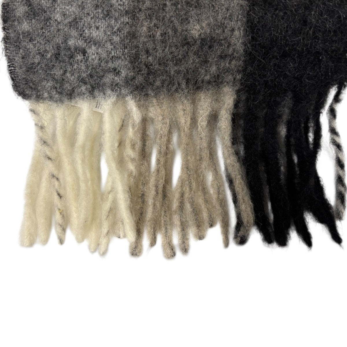 ACNE STUDIOS(アクネストゥディオズ) モヘアチェックスカーフマフラー