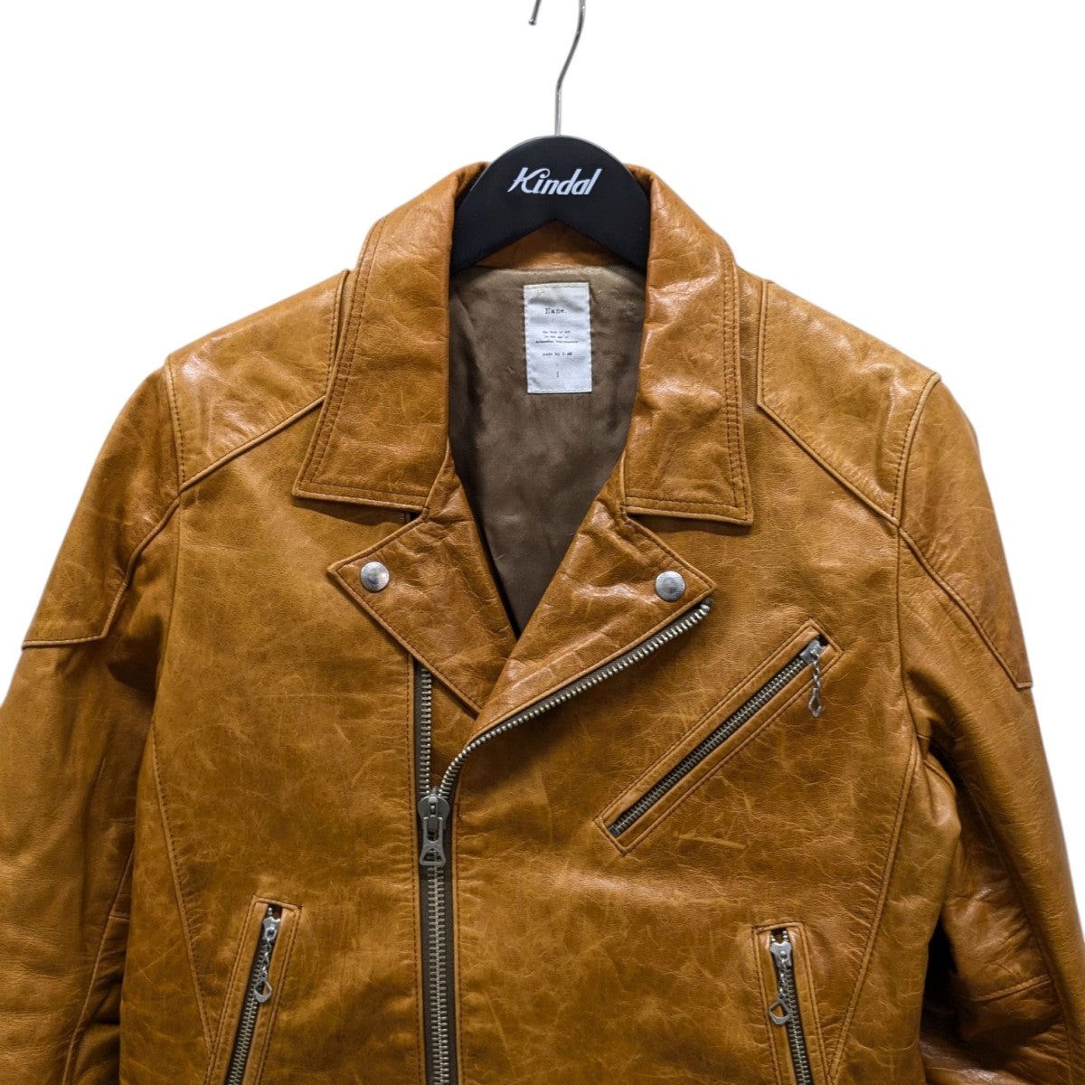 Name．(ネーム) ホースハイドライダースジャケット NMJK-12AW-004 NMJK