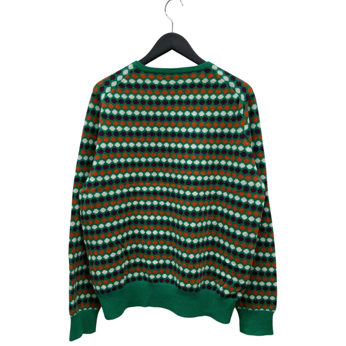 KOLOR(カラー) 24AWカシミヤドット柄ニットクルーネックニット24WCM