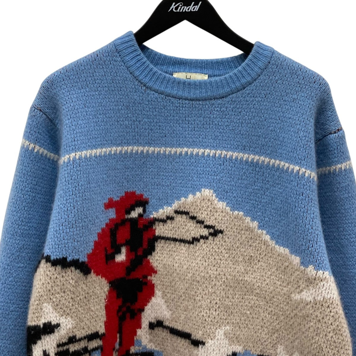 HERILL(ヘリル) Cashmere Jacquard Sweater INUセーター23-080-HL-8201