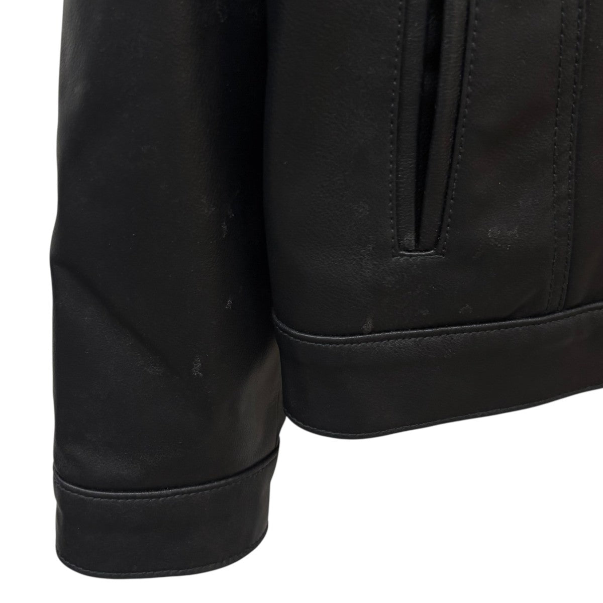 LEVI’S PReMIUM フェイクレザートラッカーブルゾンレザージャケットPC9-A5019-0000 古着・中古-6枚目のアイテム画像
