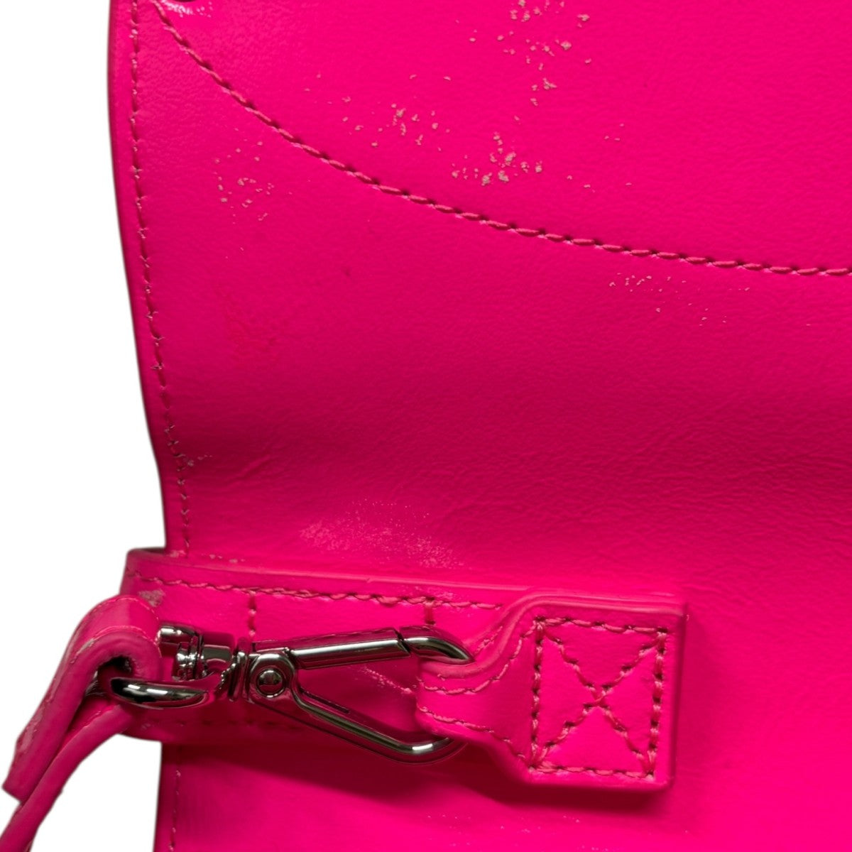 新品未使用】 DIESEL ディーゼル ハンドバッグ クリア ピンク系