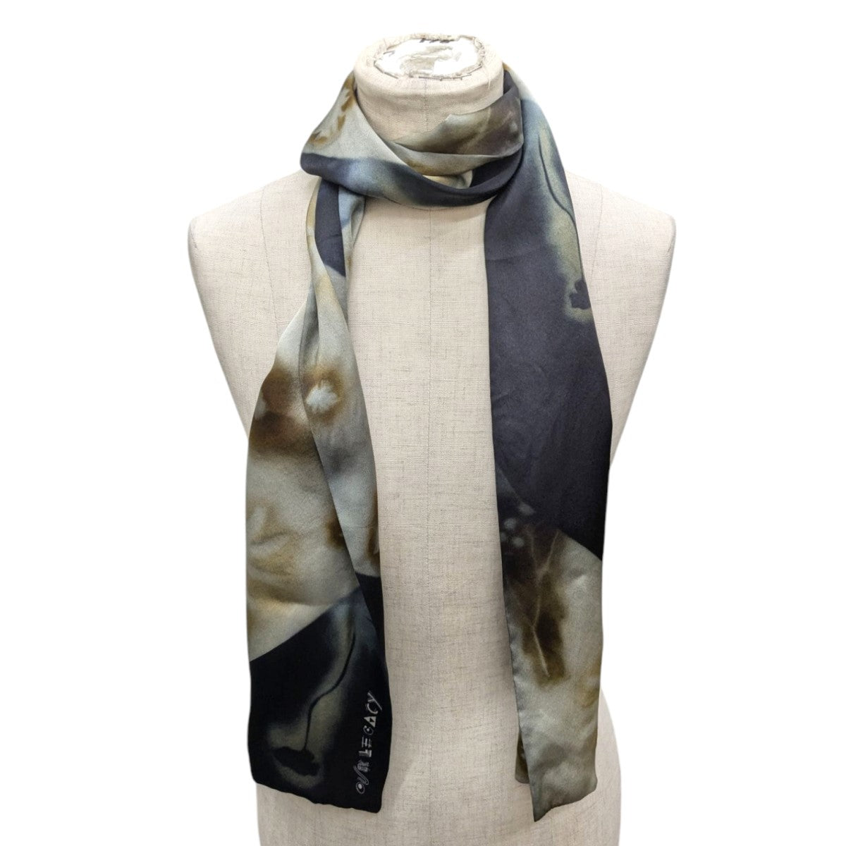 OUR LEGACY(アワーレガシー) LONG SILK SCARF GUST FLOWER PRINT