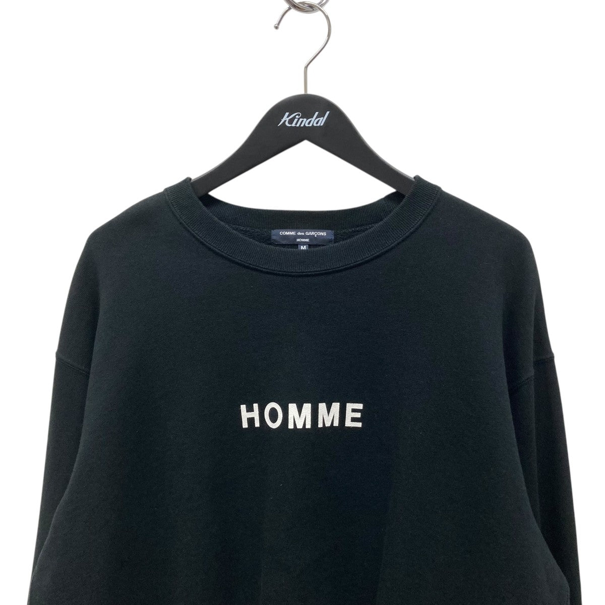 コムデギャルソンオム　2024aw スウェット　トレーナー　黒　Ｌ　美品 COMME des GARCONS HOMME コムデギャルソンオム ヴィンテージ