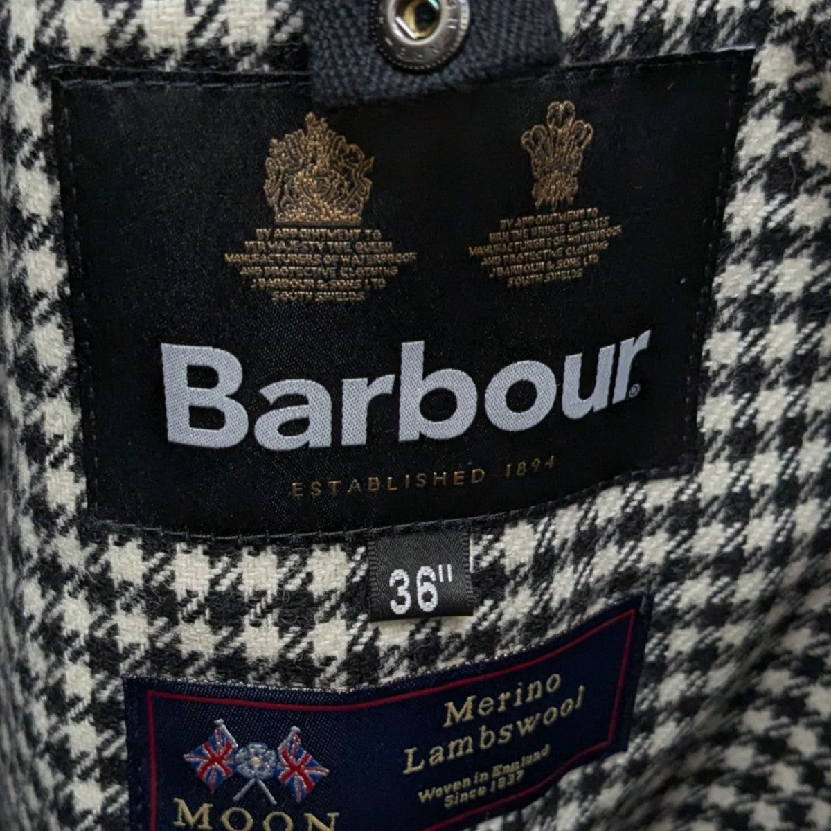 Barbour Barbour BEAUTY＆YOUTH 別注 BORDER MOONオイルドコート222MWX2134 古着・中古-9枚目のアイテム画像