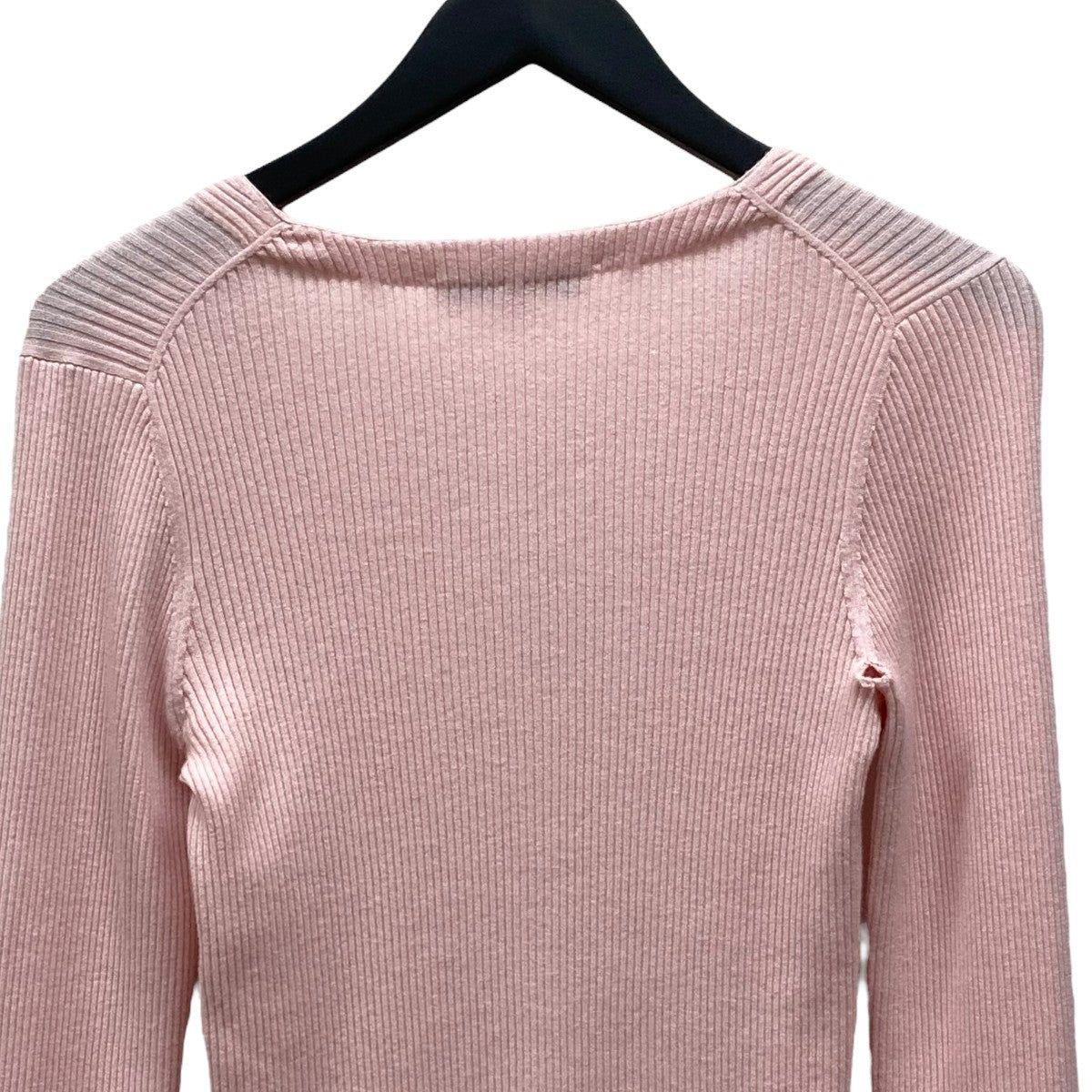 MAISON KITSUNE(メゾンキツネ) BABY FOX PATCH FINE RIBBED CARDIGAN