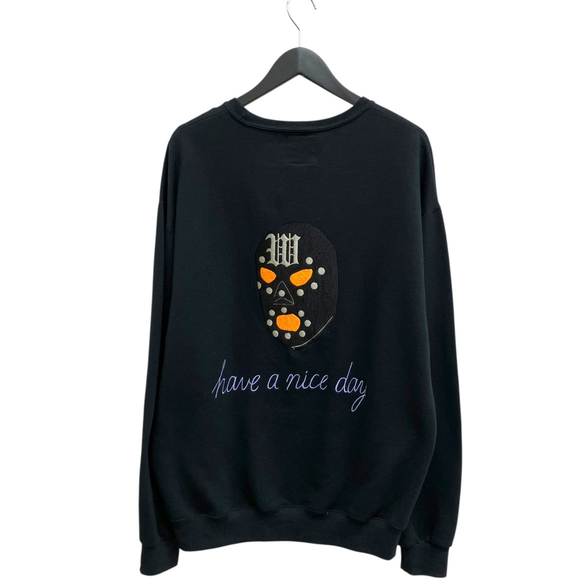 WACKO MARIA 世界平和プロジェクト CREW NECK SWEATトレーナー 古着・中古-2枚目のアイテム画像
