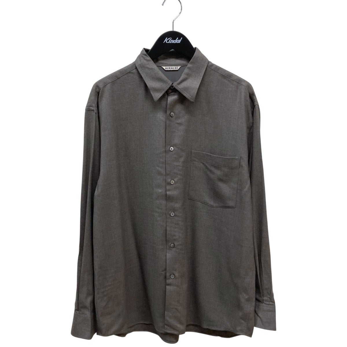 AURALEE(オーラリー) SUPER LIGHT WOOL SHIRT長袖シャツ
