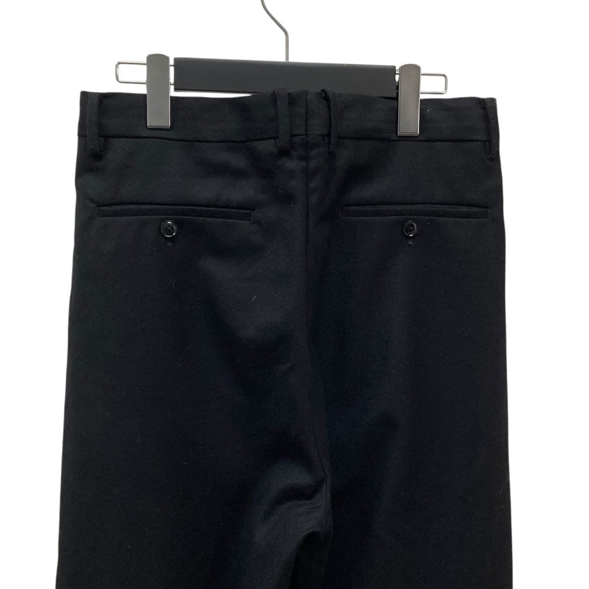 新品・未使用　トゥモローランド　パンツ　ブラック セール】 60/2コットン イン1プリーツスラックス （スラックス
