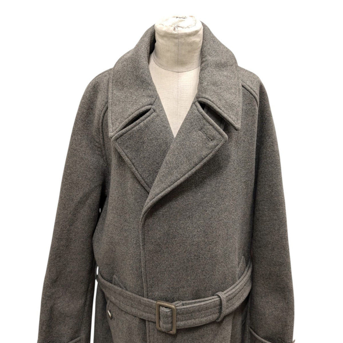 PHIGVEL MAKERS(フィグベルメイクス) MELTON DOUBLE-BREASTED COAT