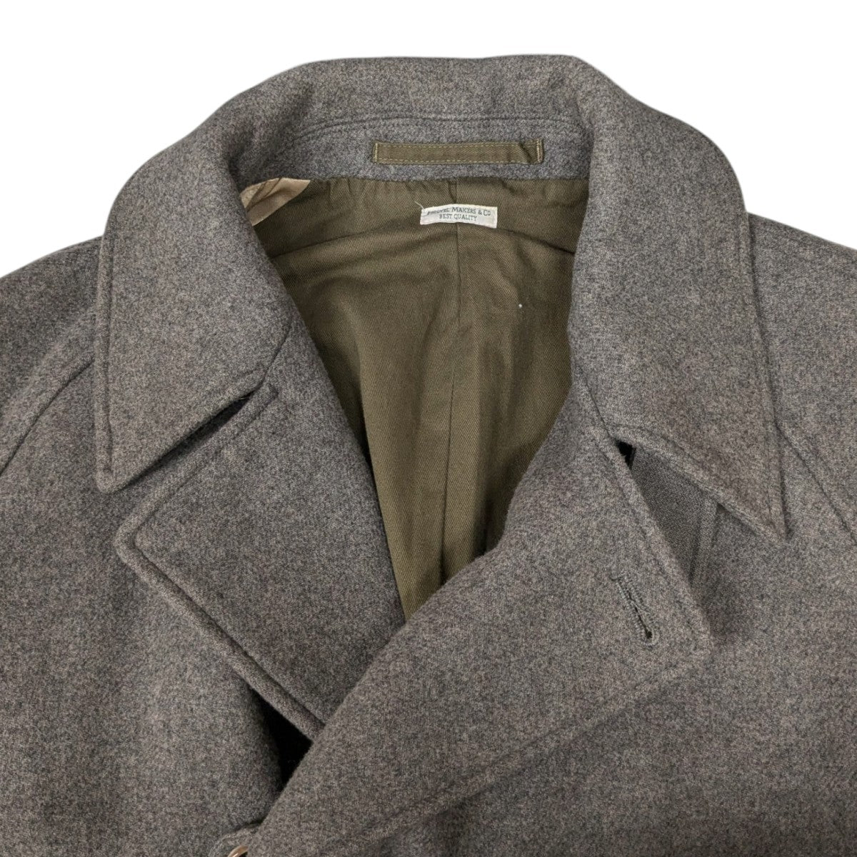 PHIGVEL MAKERS(フィグベルメイクス) MELTON DOUBLE-BREASTED COAT