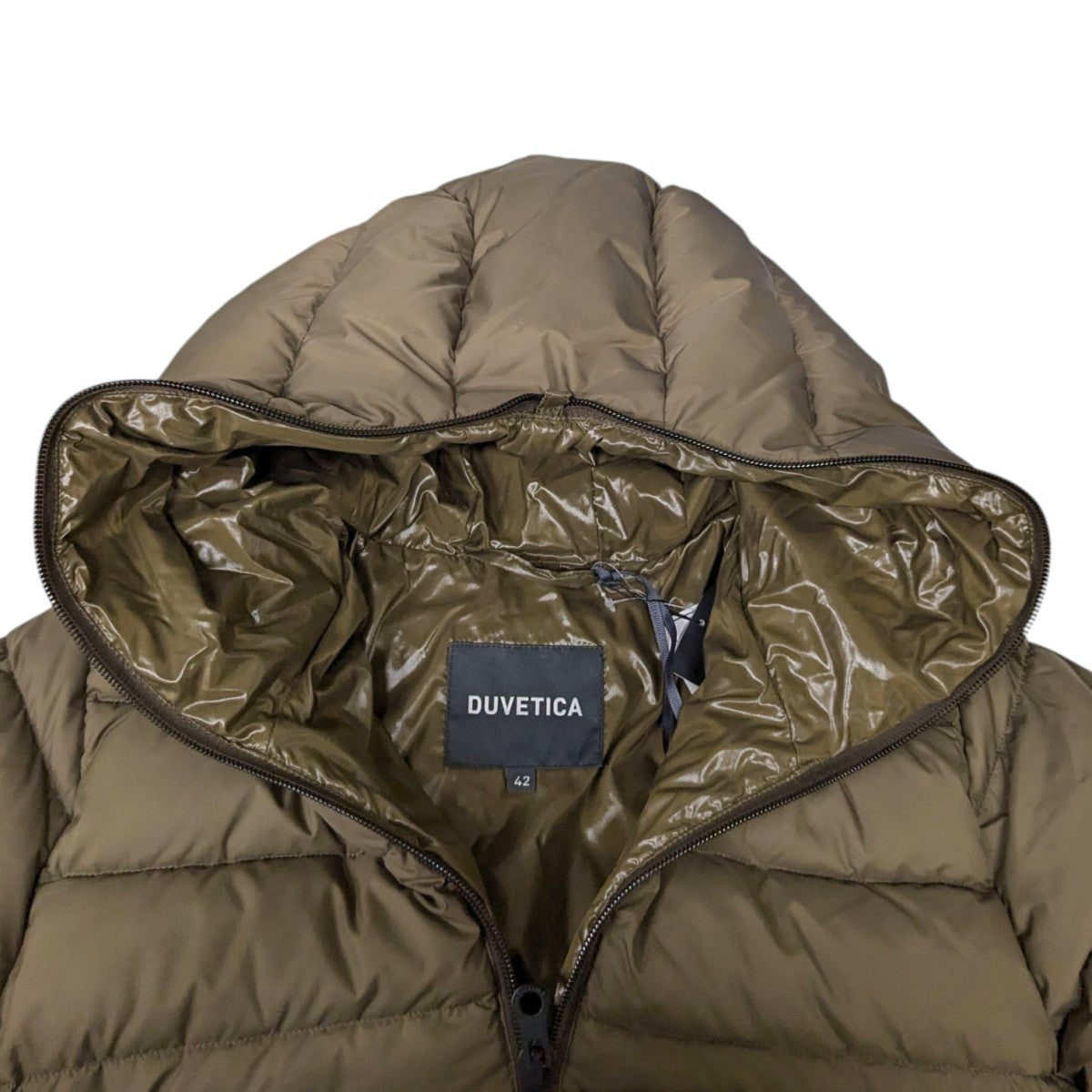 DUVETICA デュベティカ　ナイロンブルゾン　ダウン　サイズ42 カーキ DUVETICA(デュベティカ) ダウンジャケットJ.O.212519 J.O.212519