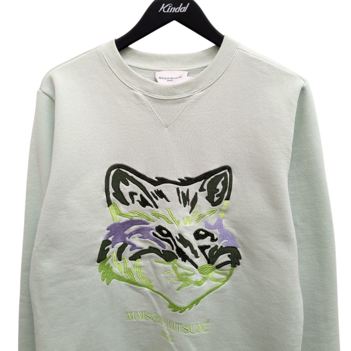 MAISON KITSUNE(メゾンキツネ) BIG FOX EMBROIDERY REGULAR SWEATSHIRT