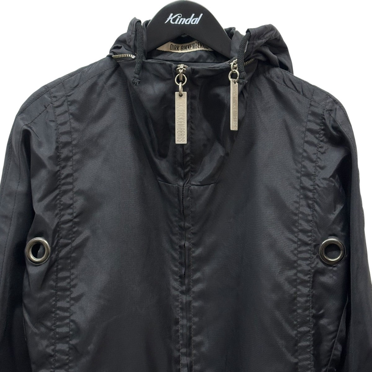 DIRK BIKKEMBERGS(ダークビッケンバーグ) ナイロンジャケット ブラック