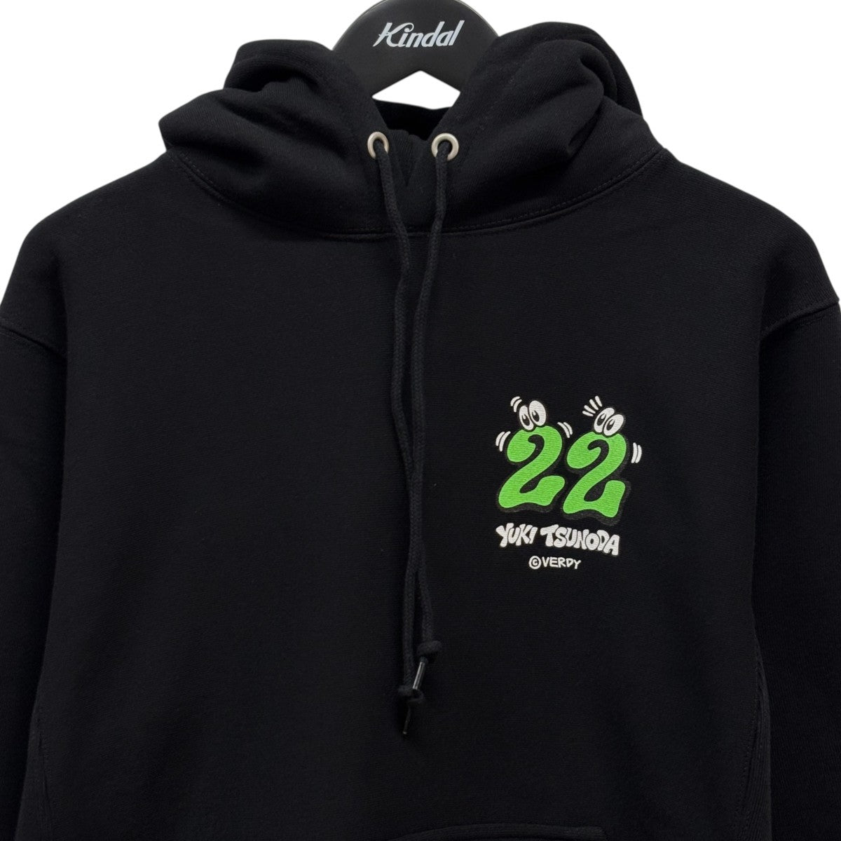 VERDY(ベルディ) ×YUKI TSUNODA hoodieパーカー ブラック サイズ S