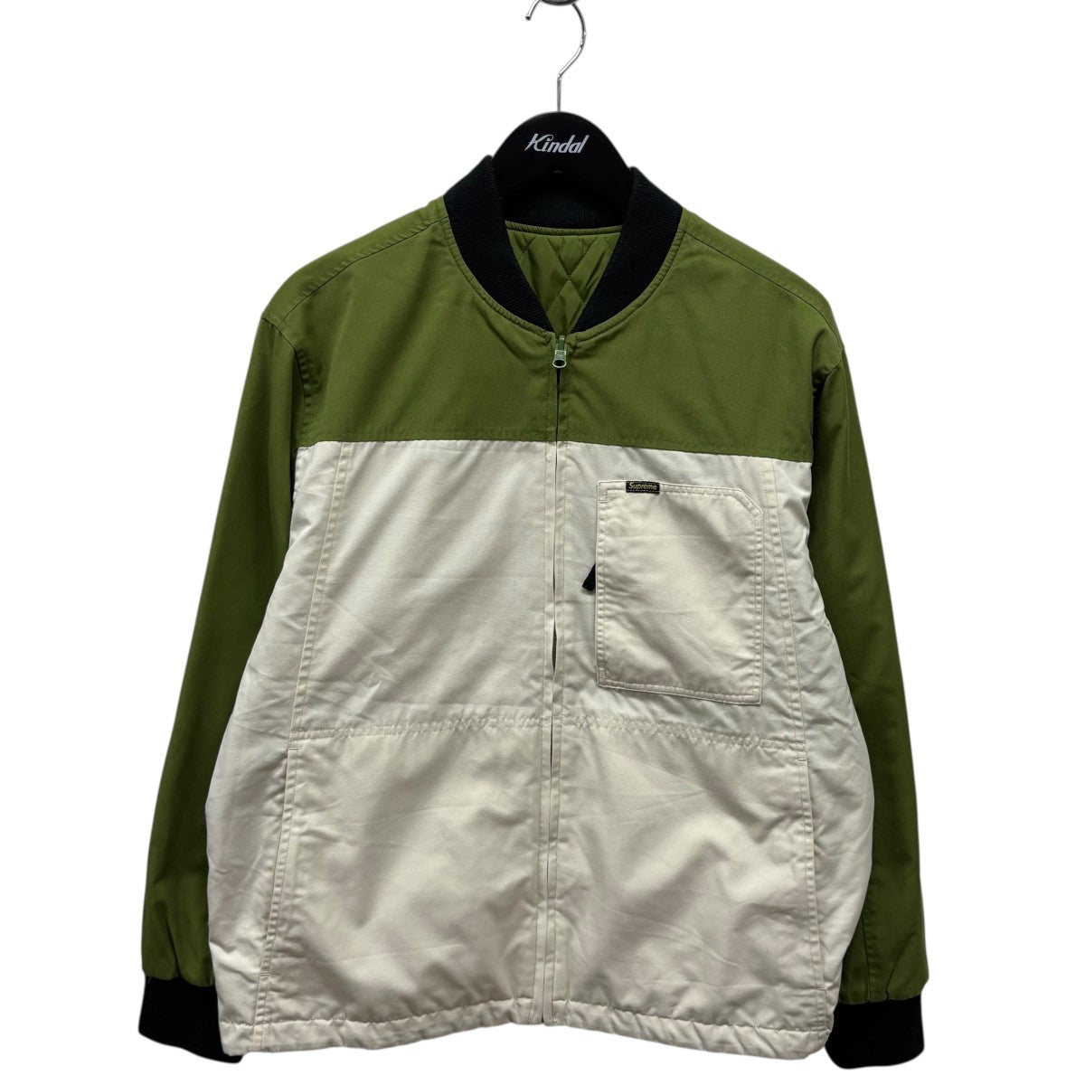 supremeワークジャケット Supreme(シュプリーム) Faux Shearling Lined Work Shirt内ボア