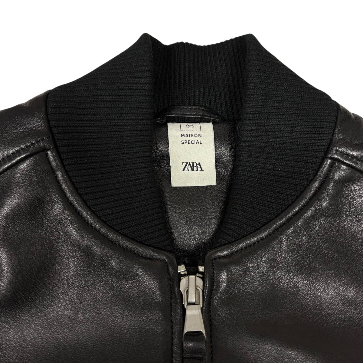 MAISON SPECIAL×ZARA レザージャケット ブラック サイズ M