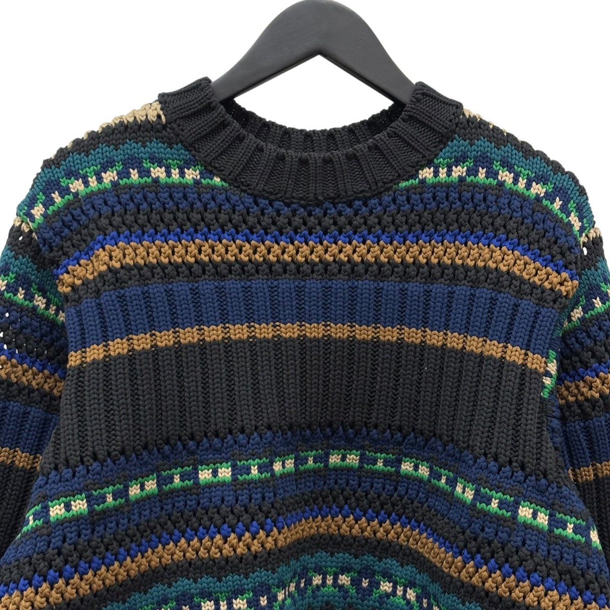sacai(サカイ) 25SSMesh Knit Pulloverセーター25-03601M 25