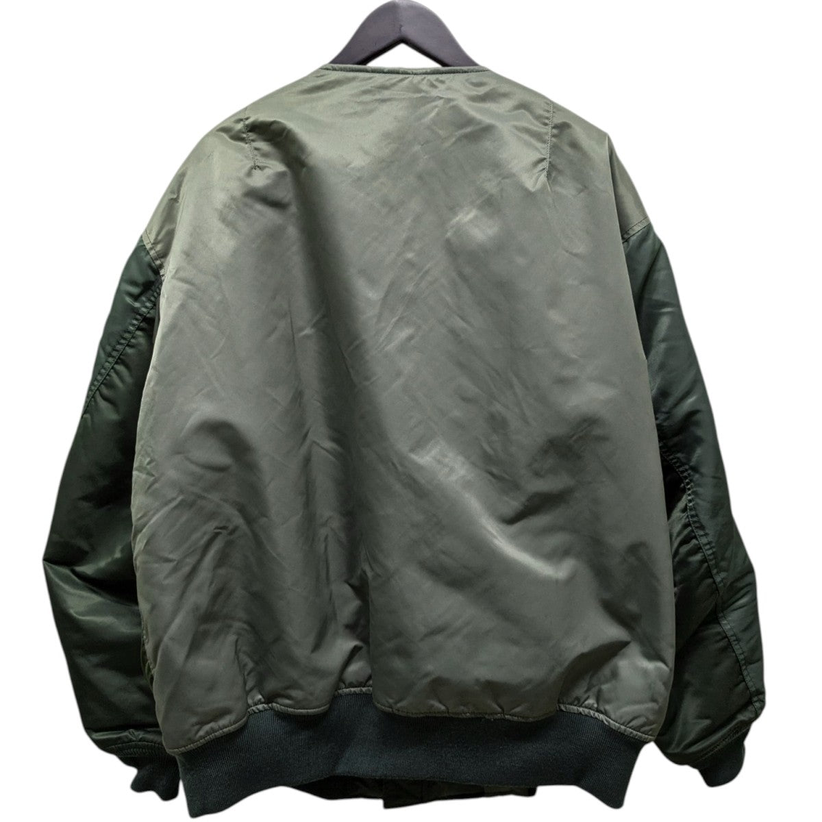 FACETASM(ファセッタズム) 再構築ナイロンMA-1ブルゾンMA-1ジャケット