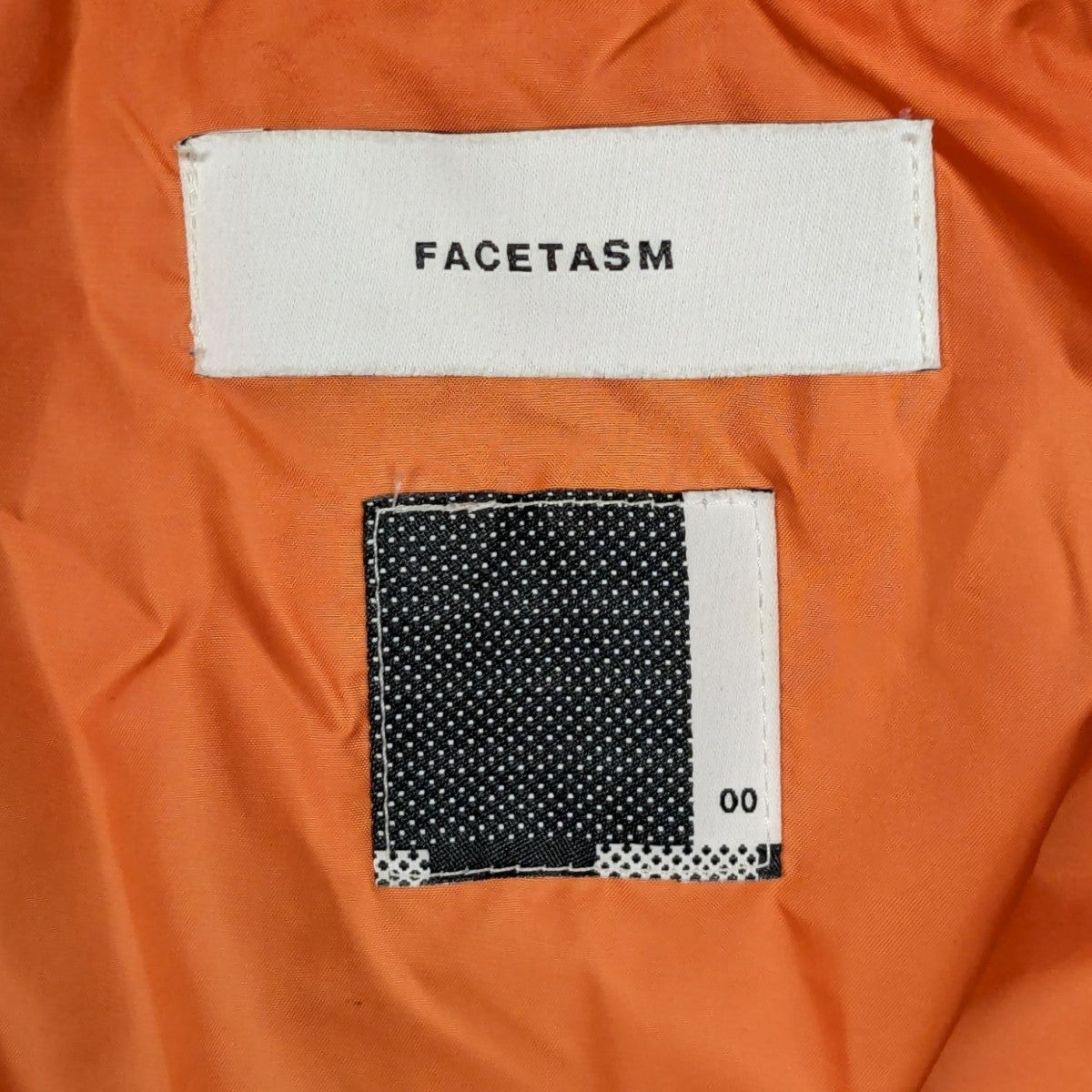 FACETASM(ファセッタズム) 再構築ナイロンMA-1ブルゾンMA-1ジャケット