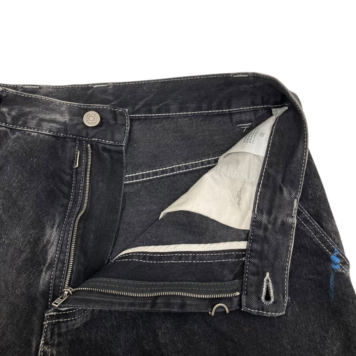 Maison Margiela(メゾンマルジェラ) 22AWBLACK PAINTED JEANS