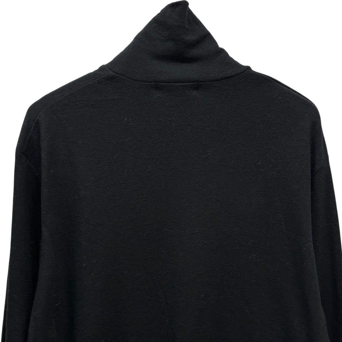 A15514 ヨウジヤマモトプールオム 19AW 二重襟ハイネックニット黒3 Yohji Yamamoto pour homme(ヨウジヤマモトプールオム