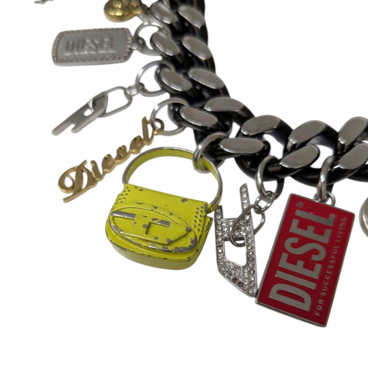 国内買付★DIESEL★dx1522 チャームチェーンネックレス 国内買付☆DIESEL☆dx1522 チャームチェーンネックレス (DIESEL